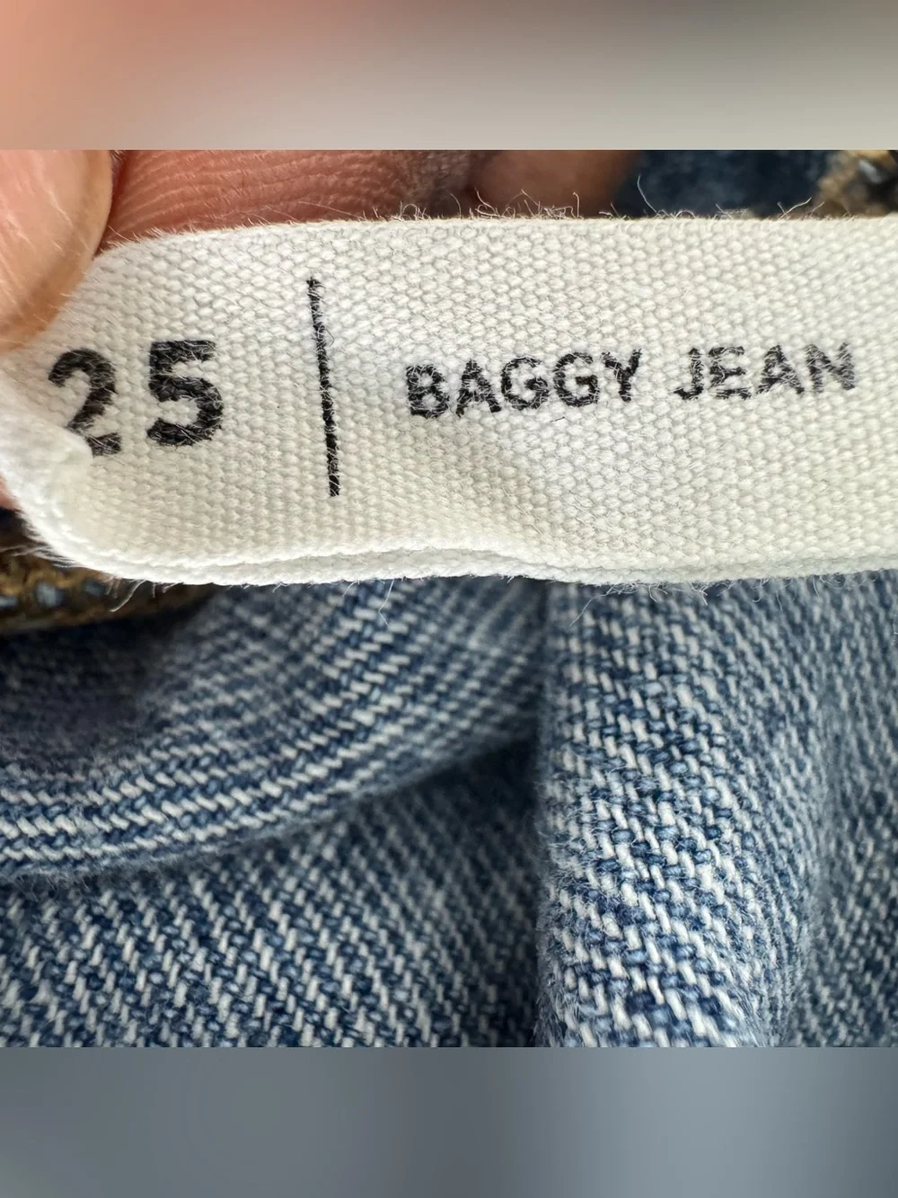 PacSun Baggy Denim Shorts Blue Distressed Button Fly Raw Hem High-Rise Sz 25